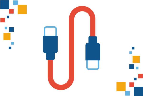 cord with two adapters on either end